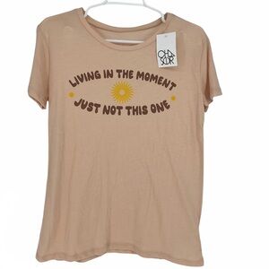 CHASER NWT Living In The Moment Graphic T-Shirt Sm